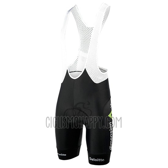 Dimension Data Cycling Jersey Bib Short 2017 Short Sleeve Green and Black